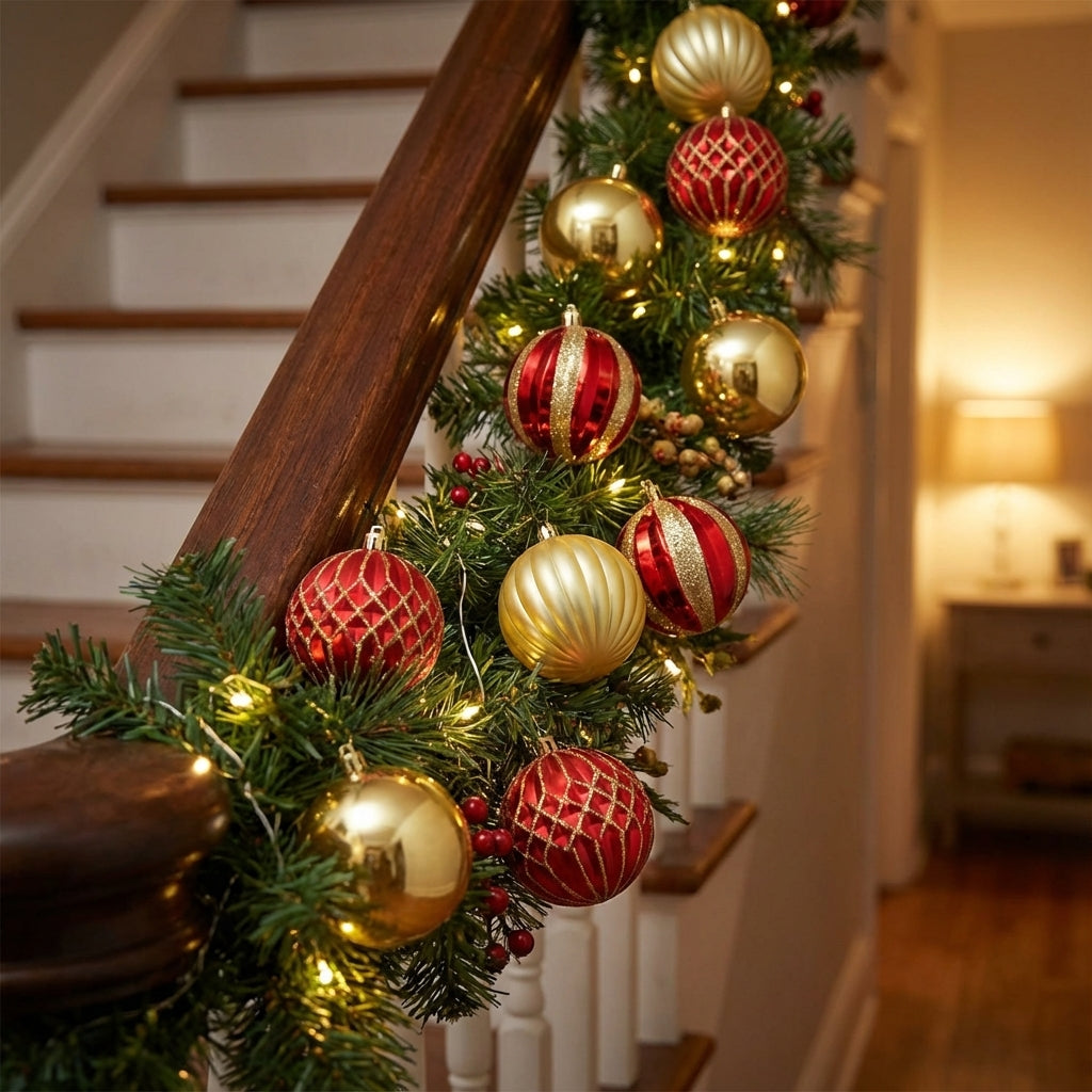 Shatterproof Christmas Baubles Set-Christmas Decor-Pelle & Sol-30-DREIBACH