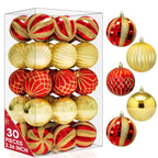 Shatterproof Christmas Baubles Set-Christmas Decor-Pelle & Sol-30-DREIBACH