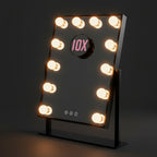 Small Hollywood Makeup Mirror-Home & Living-GloBrite-Black - 9 LED-DREIBACH