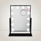Small Hollywood Makeup Mirror-Home & Living-GloBrite-Black - 9 LED-DREIBACH