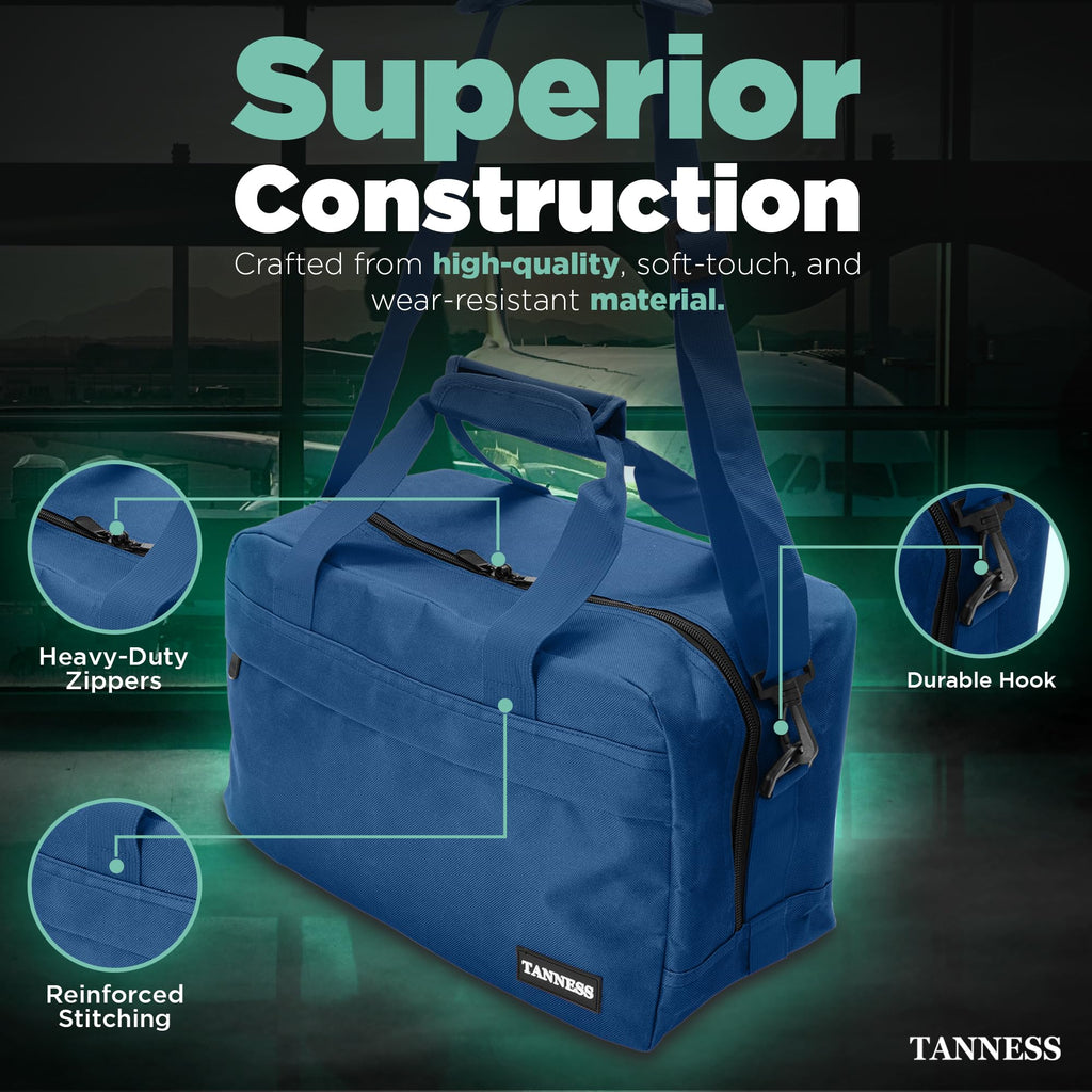 Small Underseat Cabin Bag-Travel & Luggage-TANNESS-Sky Blue-DREIBACH