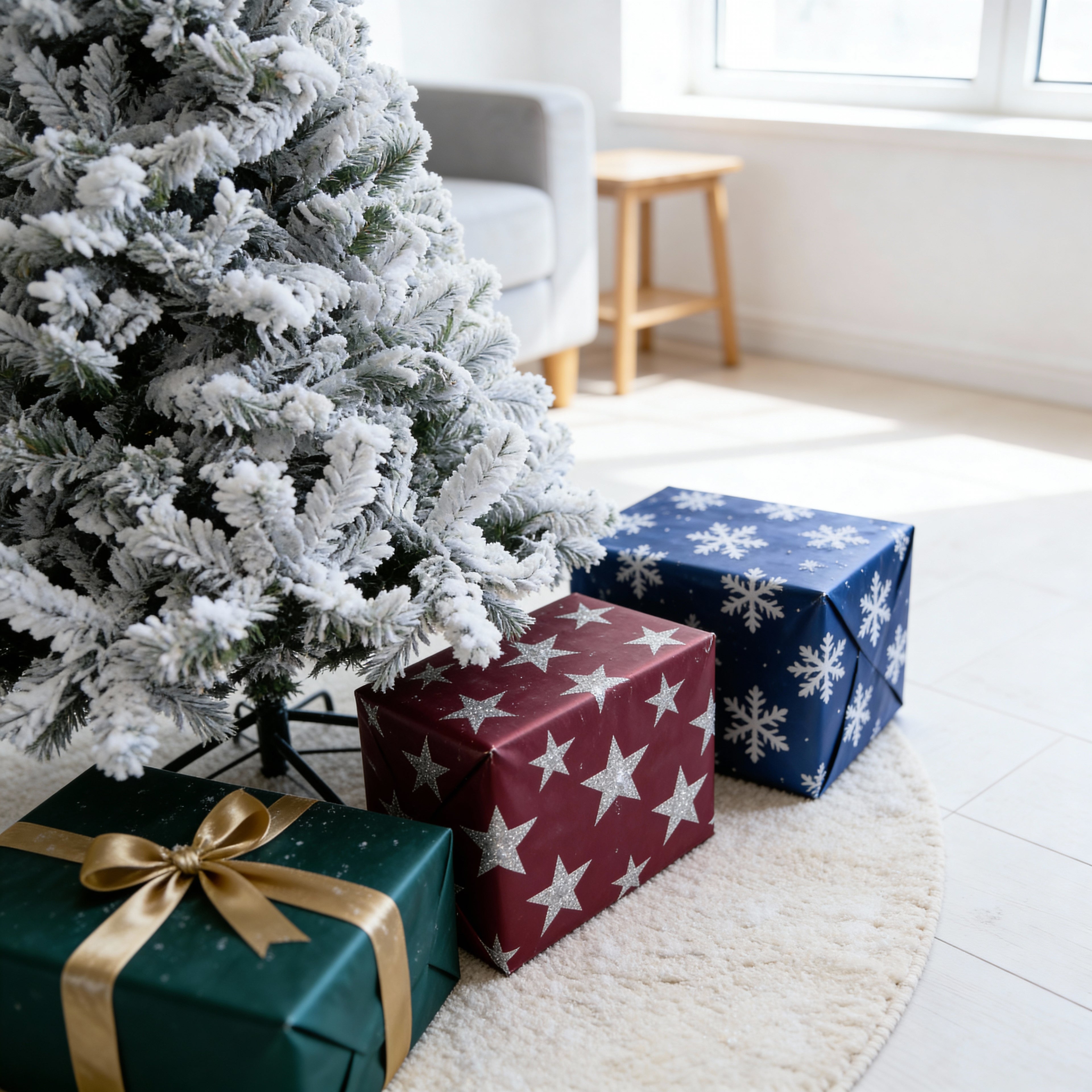 Snow Tipped Christmas Tree-Christmas Decor-Pelle & Sol-4ft-DREIBACH