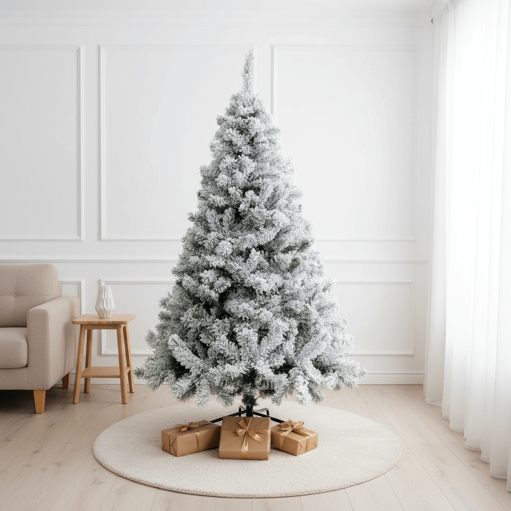 Snow Tipped Christmas Tree-Christmas Decor-Pelle & Sol-6ft-DREIBACH
