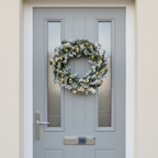 Snow Tipped Christmas Wreath-Christmas Decor-Pelle & Sol-DREIBACH