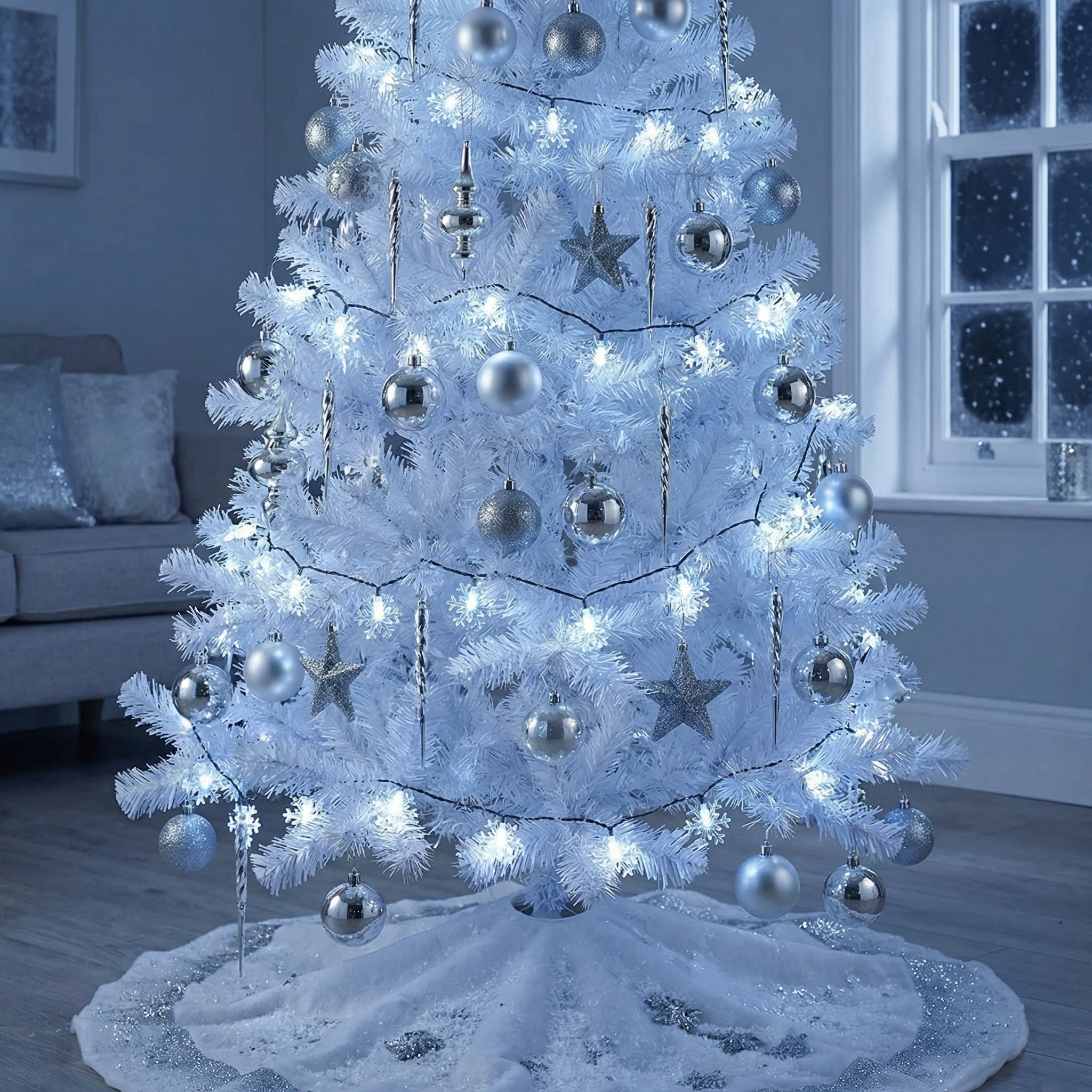 Snowflake Fairy Lights-Christmas Decor-GloBrite-DREIBACH