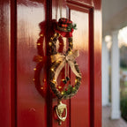 LED Snowman Christmas Wreath