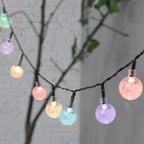 Solar Crystal Ball String Lights-Garden & Outdoor-GloBrite-Multicolor-DREIBACH
