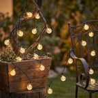 Solar Crystal Ball String Lights-Garden & Outdoor-GloBrite-Warm White-DREIBACH