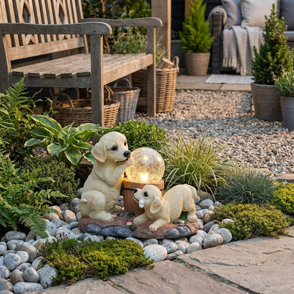 Solar Labrador Ornaments-Garden & Outdoor-GloBrite-DREIBACH
