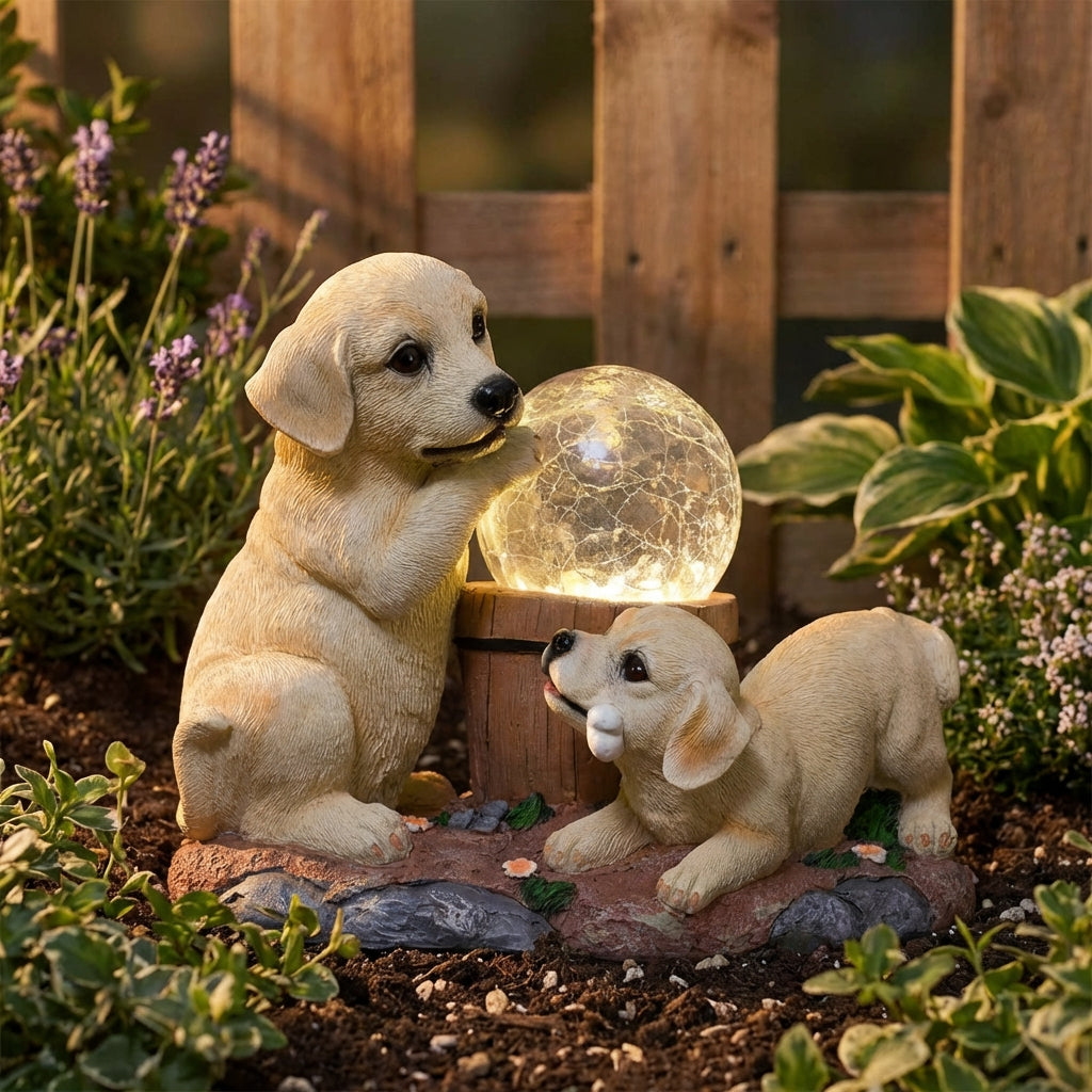 Solar Labrador Ornaments-Garden & Outdoor-GloBrite-DREIBACH