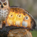Solar Owl Family Light-Garden & Outdoor-GloBrite-DREIBACH