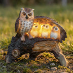 Solar Owl Family Light-Garden & Outdoor-GloBrite-DREIBACH