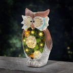 Solar Owl Ornament-Garden & Outdoor-GloBrite-DREIBACH