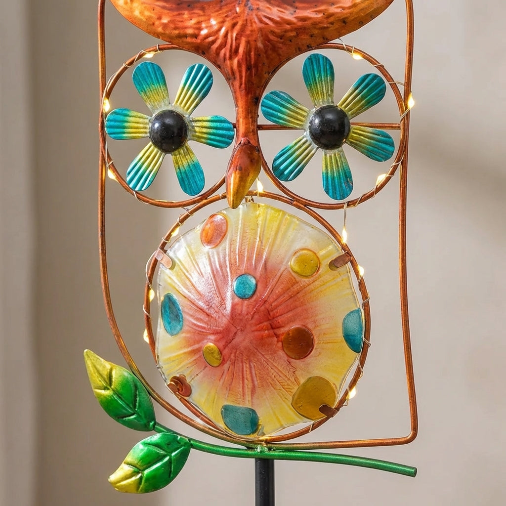 Solar Owl Wind Spinner-Garden & Outdoor-GloBrite-DREIBACH