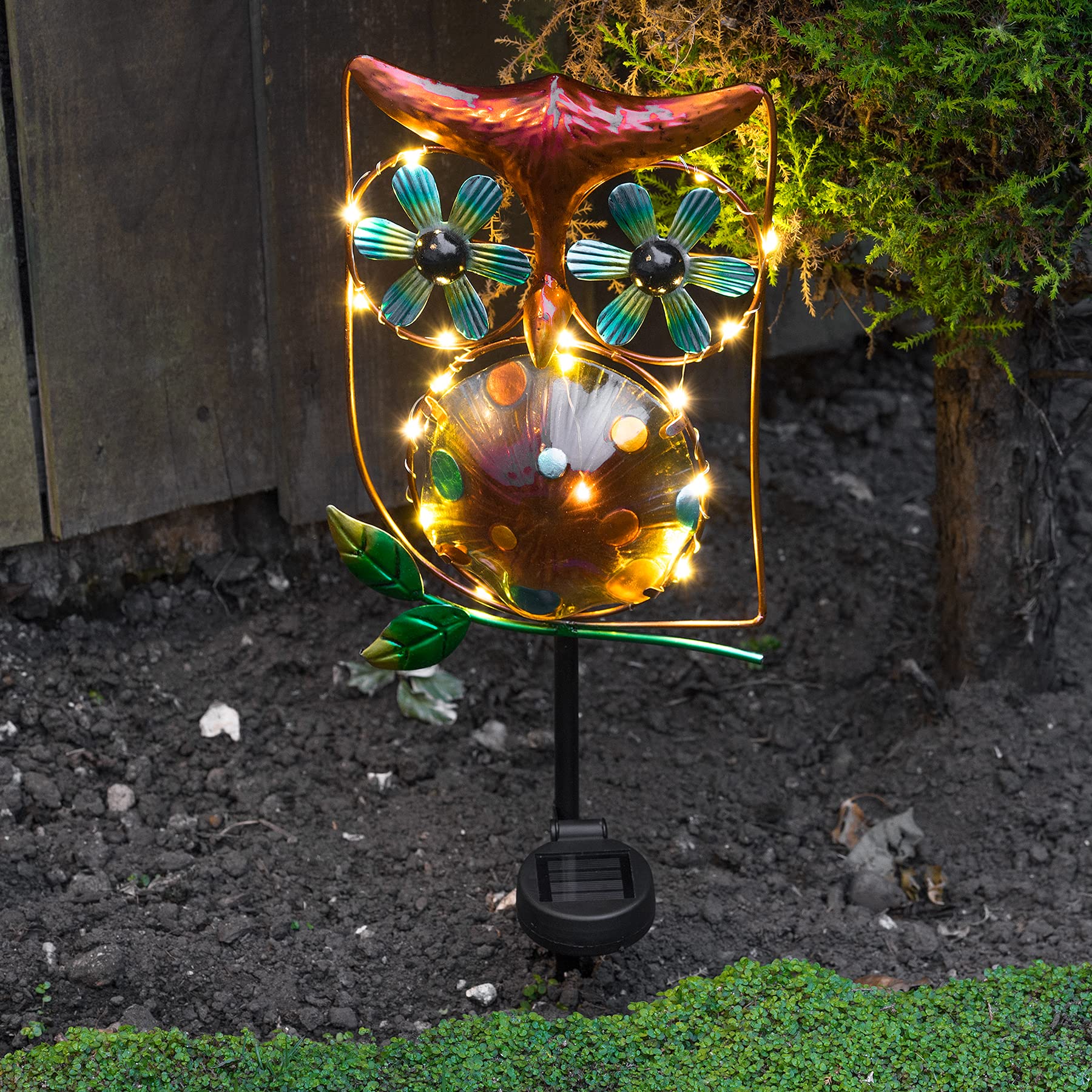 Solar Owl Wind Spinner-Garden & Outdoor-GloBrite-DREIBACH
