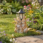 Solar Rabbit Family Lantern-Garden & Outdoor-GloBrite-DREIBACH