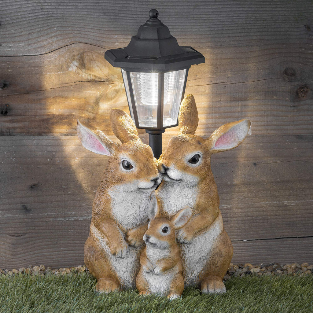 Solar Rabbit Family Lantern-Garden & Outdoor-GloBrite-DREIBACH
