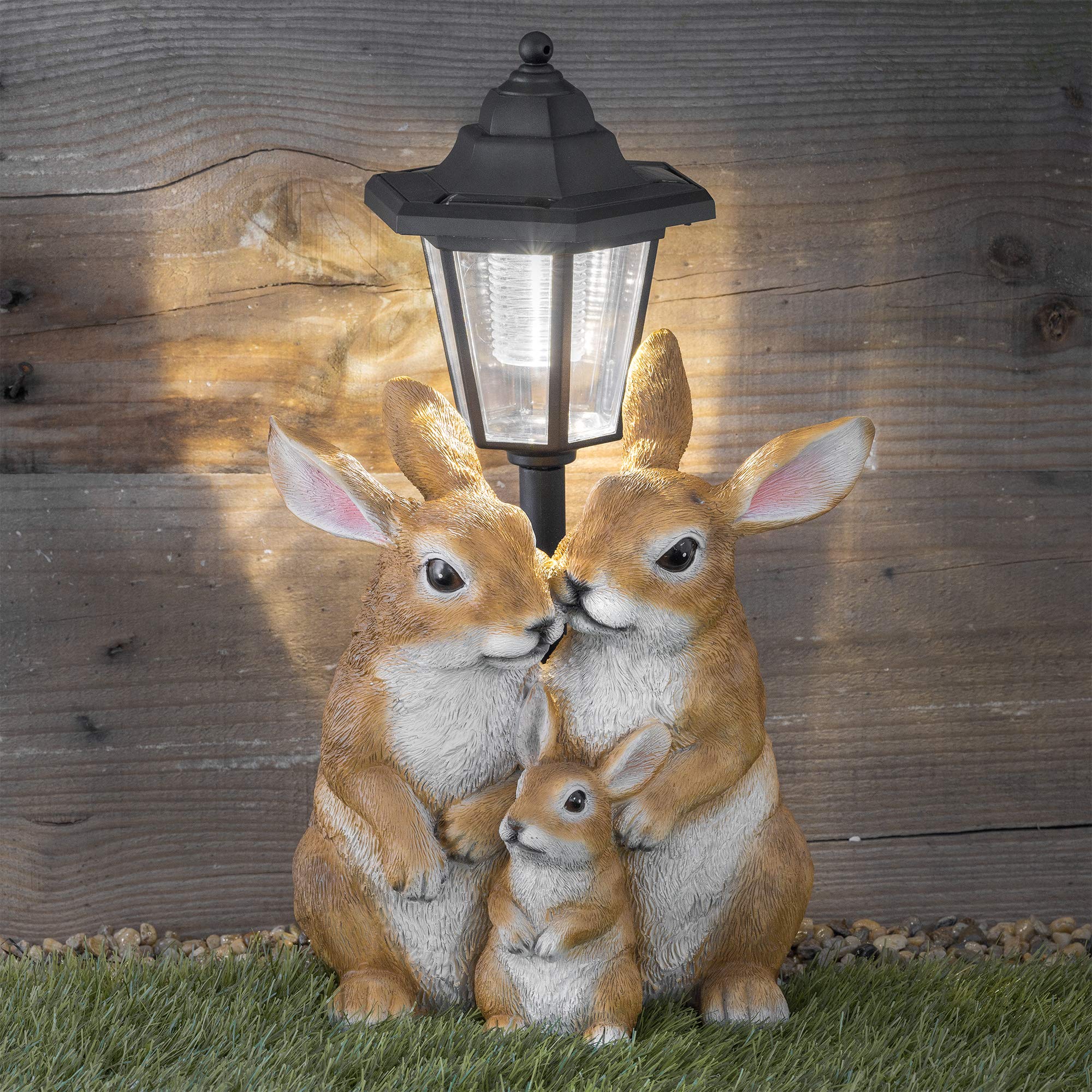Solar Rabbit Family Lantern-Garden & Outdoor-GloBrite-DREIBACH