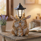 Solar Rabbit Family Lantern-Garden & Outdoor-GloBrite-DREIBACH