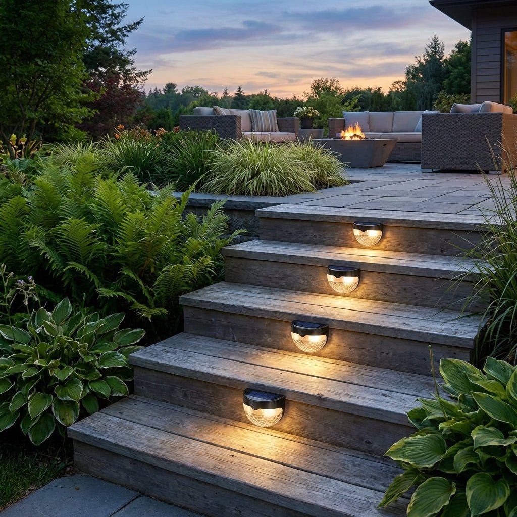 Solar Staircase Lights-Garden & Outdoor-GloBrite-4 Pack-DREIBACH