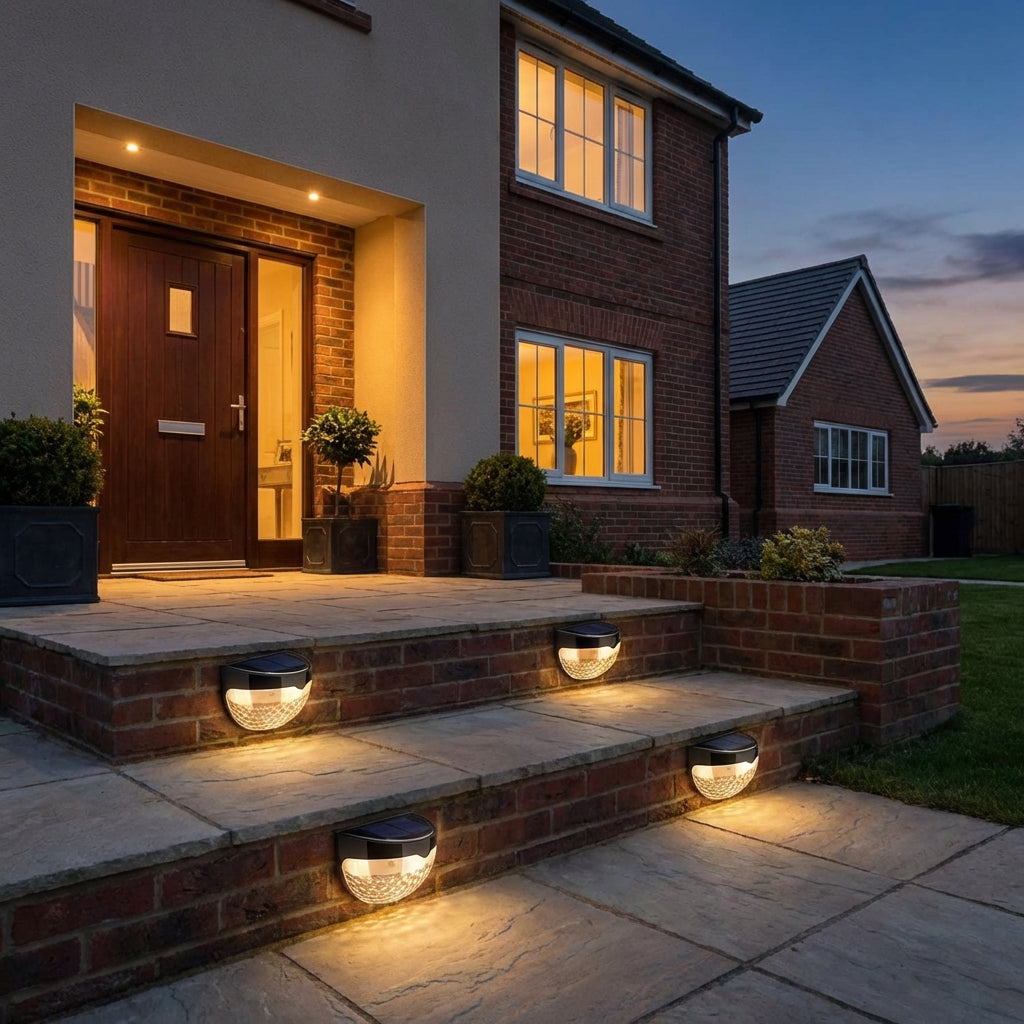 Solar Staircase Lights-Garden & Outdoor-GloBrite-4 Pack-DREIBACH