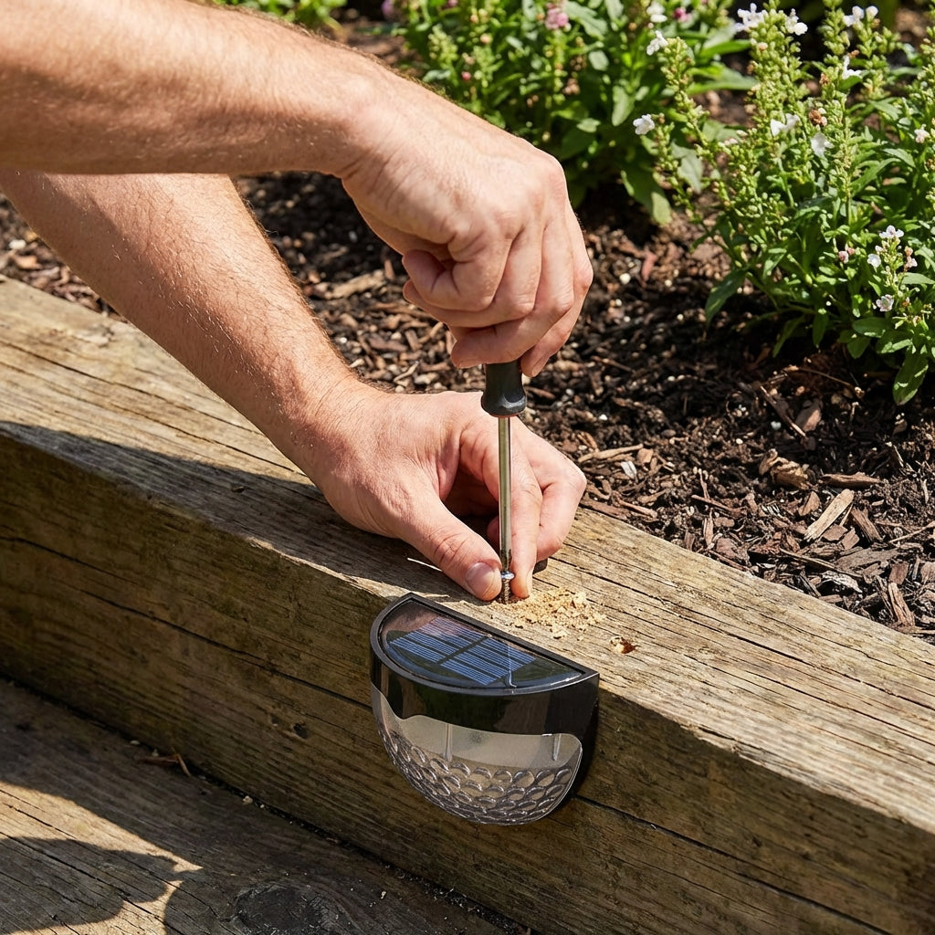 Solar Staircase Lights-Garden & Outdoor-GloBrite-4 Pack-DREIBACH