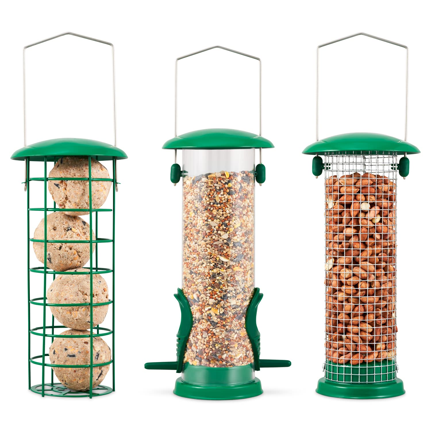 Squirrel-Proof Bird Feeder Set