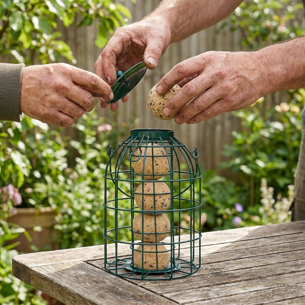 Squirrel Proof Wild Bird Feeder-DREIBACH-Fat Ball Feeder-DREIBACH