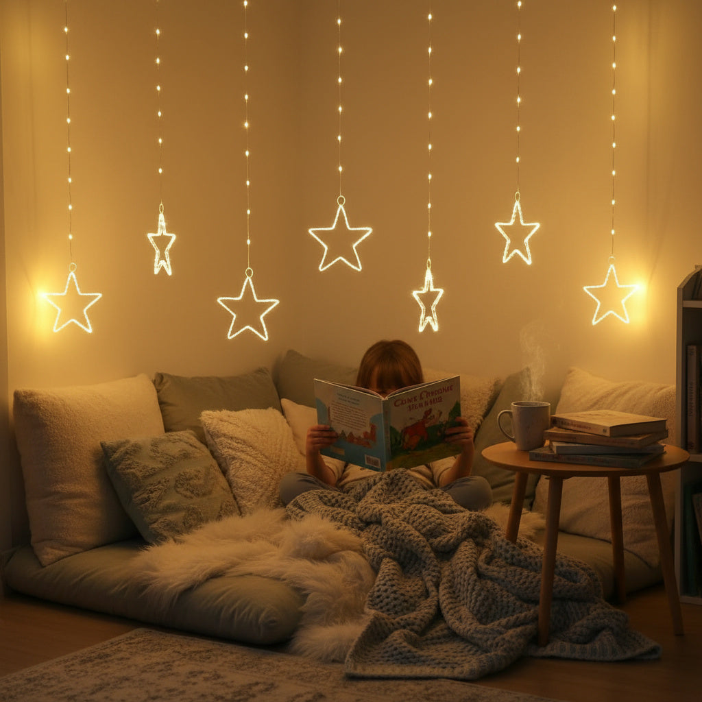 Star LED Curtain Window Lights-Home & Living-GloBrite-DREIBACH