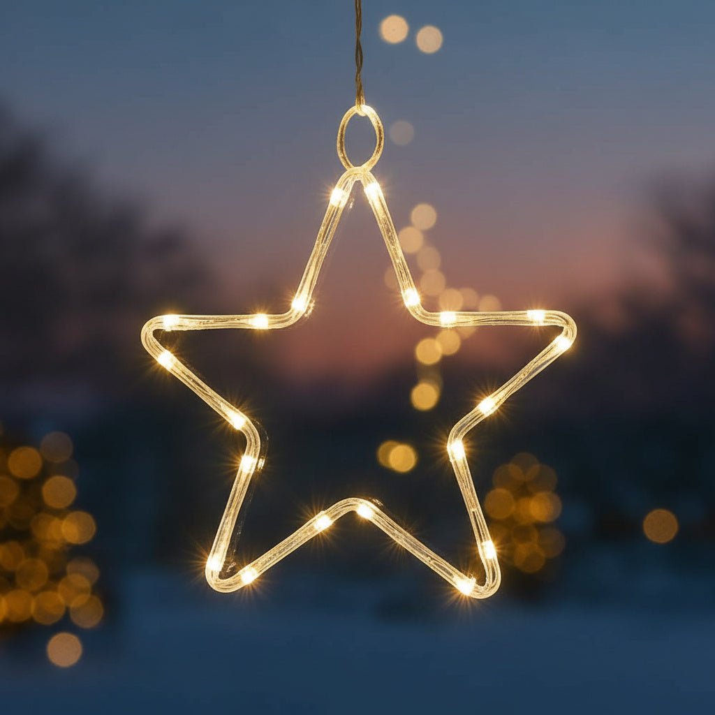 Star LED Curtain Window Lights-Home & Living-GloBrite-DREIBACH