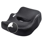 TANNESS Cushion - Orthopedic Memory Foam Support Cushion for Sciatica, Tailbone and Hip Pain - Pressure Relief on the Back and Coccyx in your Car Seat, Office Chair or Wheelchair-TANNESS-DREIBACH