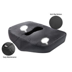 TANNESS Cushion - Orthopedic Memory Foam Support Cushion for Sciatica, Tailbone and Hip Pain - Pressure Relief on the Back and Coccyx in your Car Seat, Office Chair or Wheelchair-TANNESS-DREIBACH