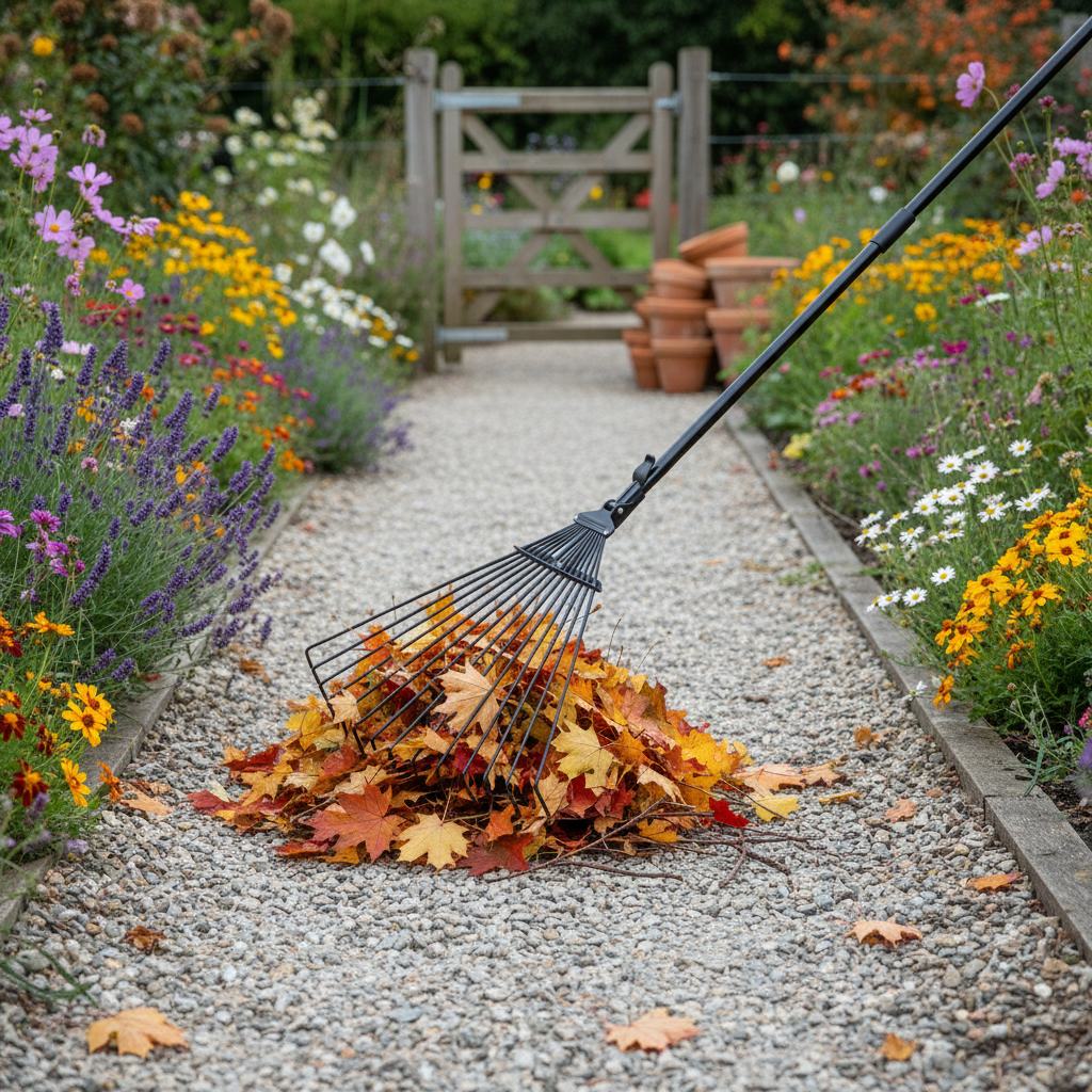 Telescopic Garden Leaf Rake-Garden & Outdoor-Pelle & Sol-DREIBACH