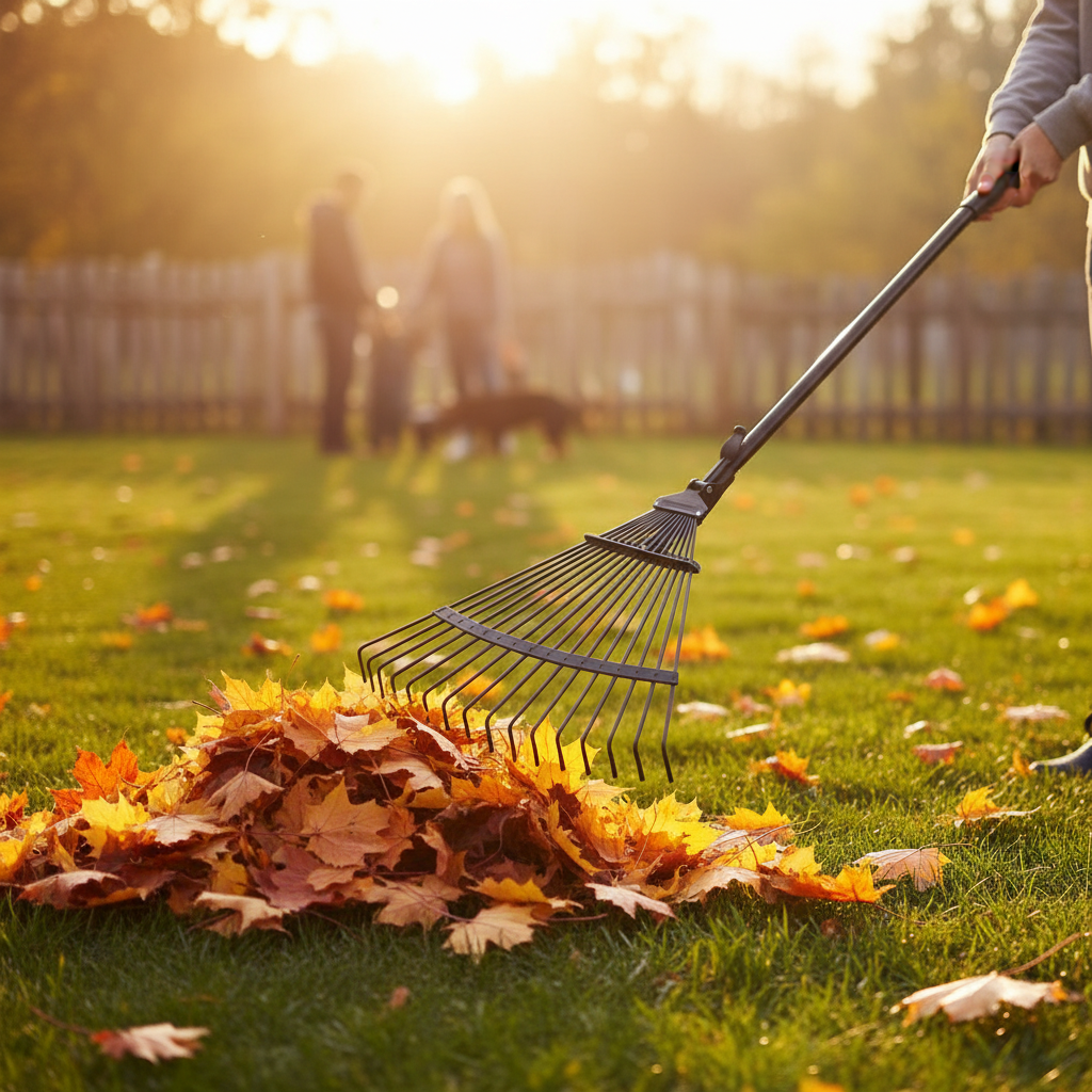 Telescopic Garden Leaf Rake-Garden & Outdoor-Pelle & Sol-DREIBACH