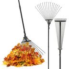 Telescopic Garden Leaf Rake-Garden & Outdoor-Pelle & Sol-DREIBACH