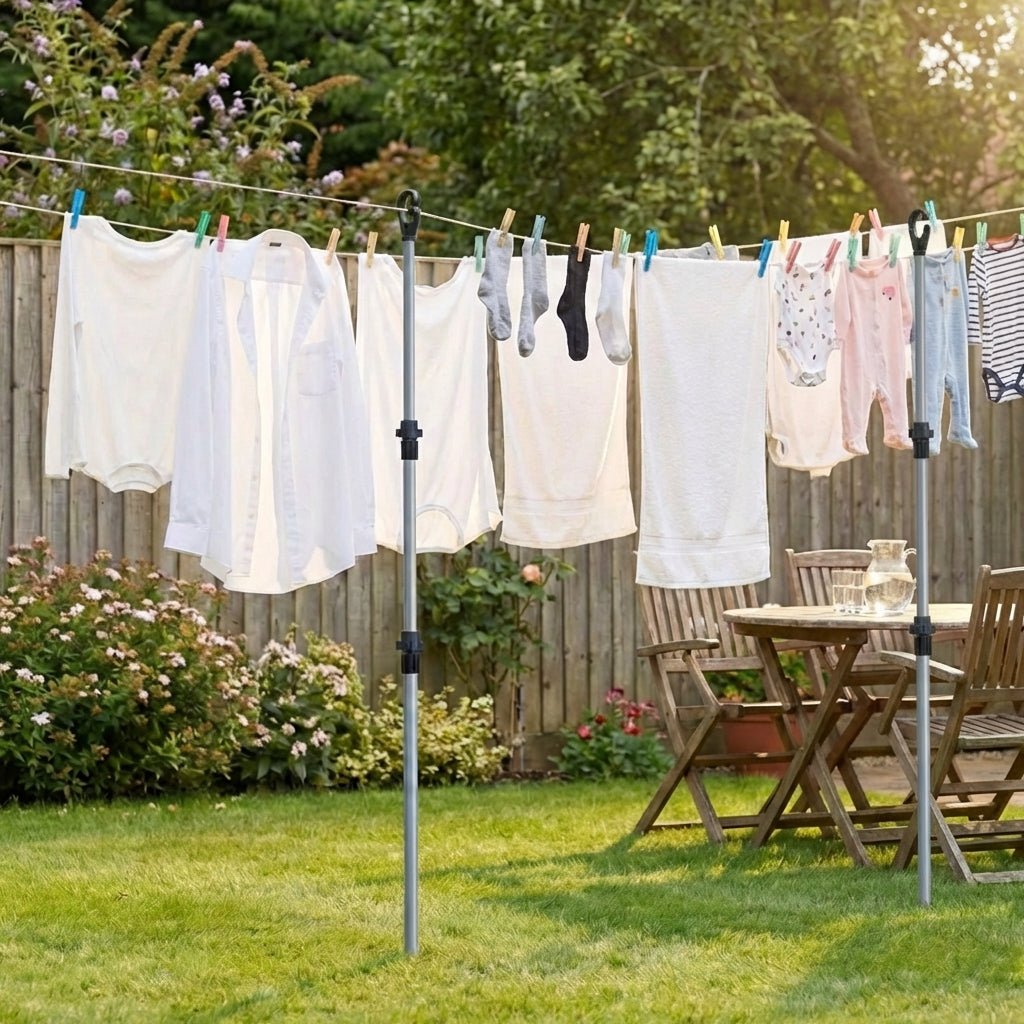 Telescopic Washing Line Pole-Home & Living-Pelle & Sol-2-Pack-DREIBACH