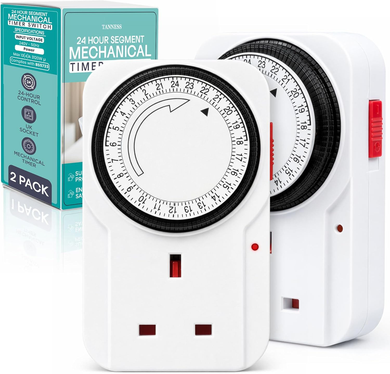 Timer Switch - 2 pack-TANNESS-DREIBACH