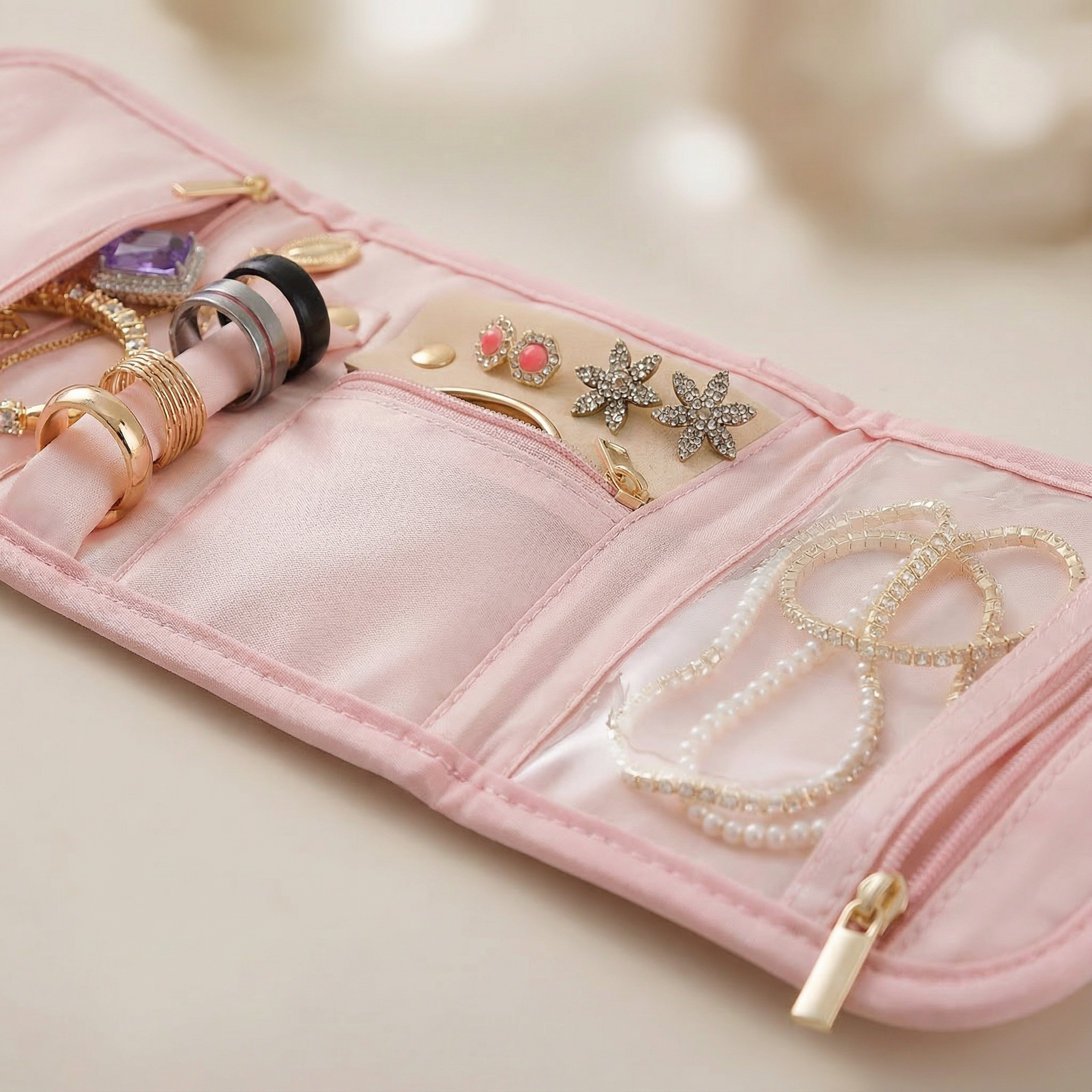 Travel Jewellery Organiser Roll-Clothing & Accessories-Sasha Morel-DREIBACH