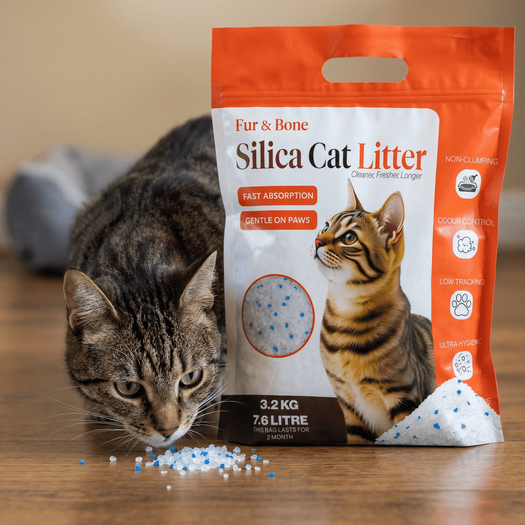 Ultra-Absorbent Silica Cat Litter-Pet Supplies-Fur & Bone-3.8L-DREIBACH