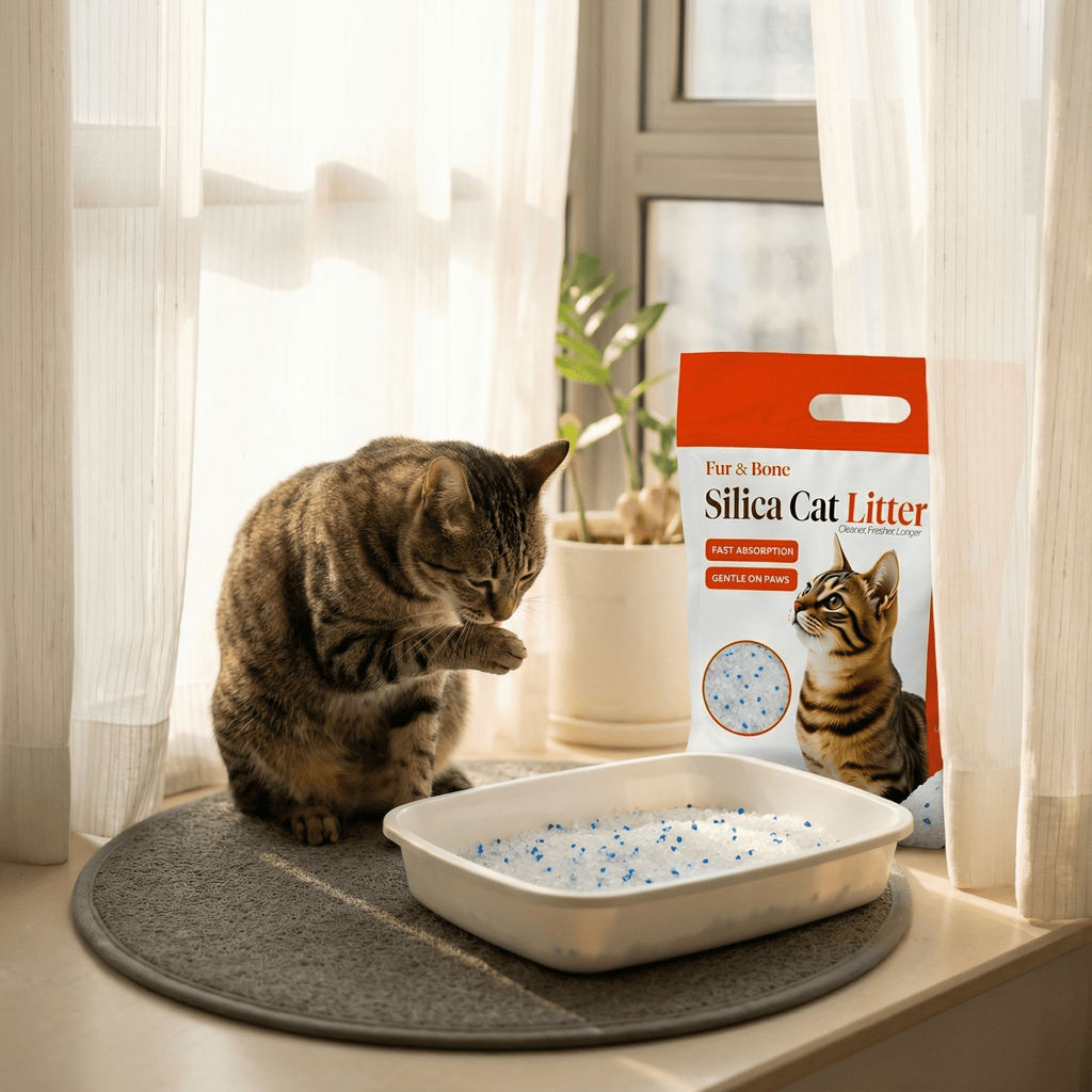 Ultra-Absorbent Silica Cat Litter-Pet Supplies-Fur & Bone-3.8L-DREIBACH