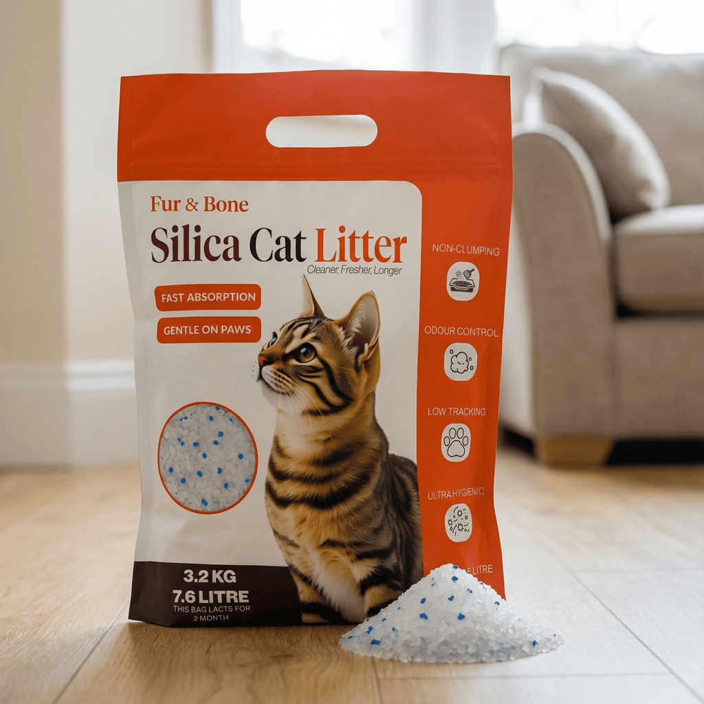 Ultra-Absorbent Silica Cat Litter-Pet Supplies-Fur & Bone-3.8L-DREIBACH