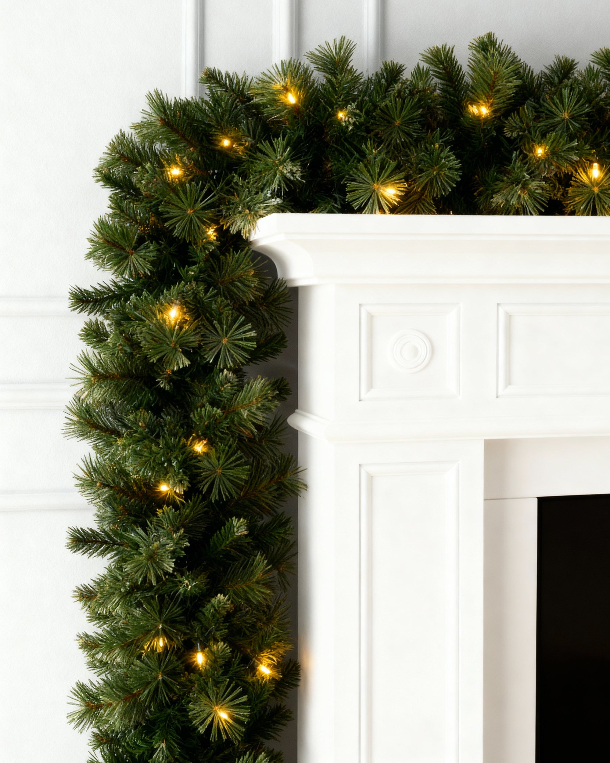 Victorian Pine Christmas Garland-Christmas Decor-GloBrite-40 LEDs-DREIBACH