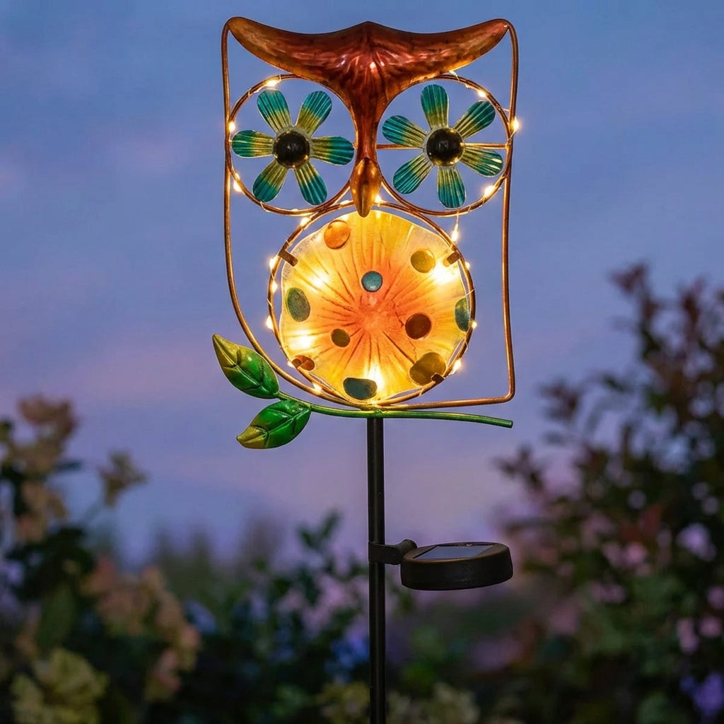 Solar Owl Wind Spinner