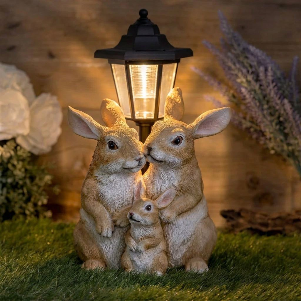 Solar Rabbit Family Lantern