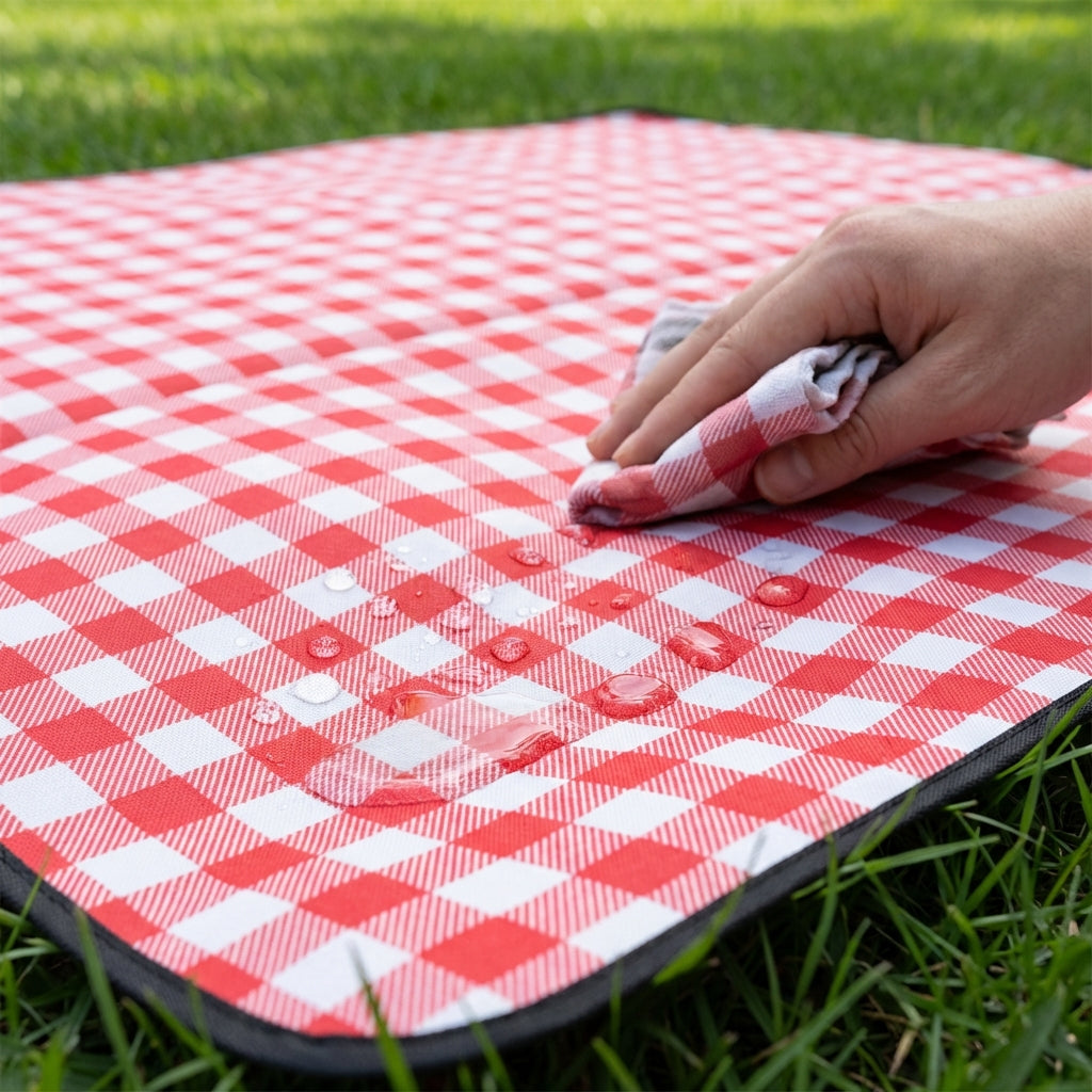 Waterproof Picnic Blanket-Garden & Outdoor-Pelle & Sol-Brown-DREIBACH