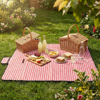 Waterproof Picnic Blanket-Garden & Outdoor-Pelle & Sol-Red-DREIBACH