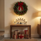 Wooden Christmas Candle Holder-Christmas Decor-GloBrite-DREIBACH