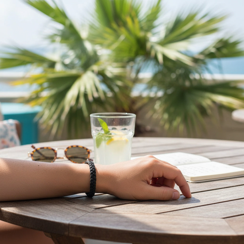 Woven Mosquito Repellent Bracelet-Health & Wellness-TANNESS-Black-DREIBACH