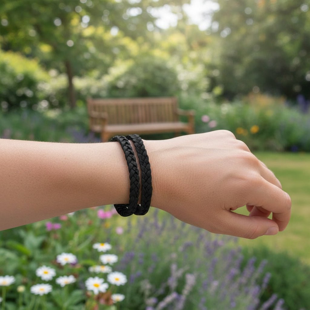 Woven Mosquito Repellent Bracelet-Health & Wellness-TANNESS-Black-DREIBACH