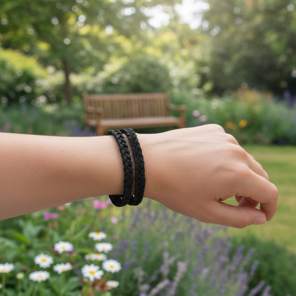 Woven Mosquito Repellent Bracelet-Health & Wellness-TANNESS-Black-DREIBACH